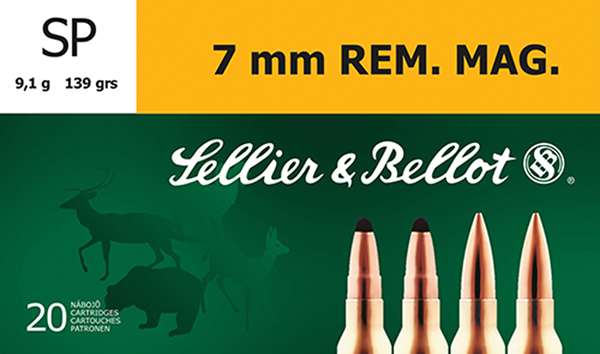 Sellier & Bellot Rifle 7mm Rem Mag 139 GR Soft Point (SP) 20 Bx | De ...